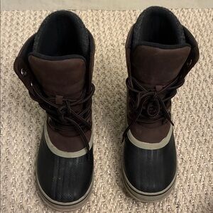 Sorel Women's Slimpack III Lace Up Waterproof Boots Brown Size 9.5